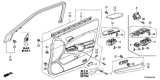 Diagram for Honda Crosstour Power Window Switch - 35760-TP6-A01