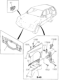 Diagram for 1997 Honda Passport Fender - 8-97100-072-2