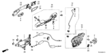 Diagram for 2021 Honda Civic Door Handle - 72681-TEA-T71YE