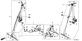 Diagram for 2012 Honda CR-Z Seat Belt - 04814-SZT-A00ZB