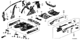 Diagram for 2021 Honda CR-V Hybrid Floor Pan - 65100-TPG-305ZZ