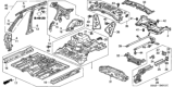 Diagram for 2002 Honda Civic Floor Pan - 04655-S5W-300ZZ