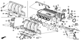 Diagram for 2011 Honda Fit Fuel Rail - 16620-RB0-003