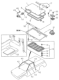 Diagram for 1997 Honda Passport Sun Visor Clip - 8-94379-484-2