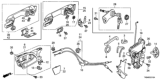 Diagram for 2013 Honda Odyssey Door Lock Actuator - 72150-TK8-A02