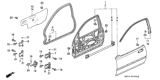 Diagram for 1993 Honda Civic Door Panel - 67010-SR0-505ZZ