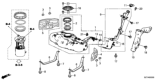 Diagram for 2014 Honda CR-Z Fuel Filler Neck - 17649-SZT-L00