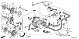 Diagram for Honda Civic A/C Compressor - 38810-RW0-A01