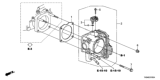 Diagram for Honda Pilot Throttle Body - 16400-RN0-A01