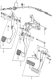 Diagram for 1983 Honda Accord Clutch Cable - 22910-SA5-671