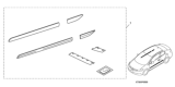 Diagram for 2014 Honda Civic Door Moldings - 08P05-TS8-180