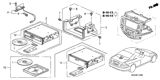 Diagram for 2005 Honda Accord Antenna - 39835-SDN-A41