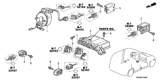 Diagram for 2004 Honda CR-V Air Bag Control Module - 77960-S9A-A92