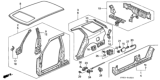 Diagram for 1994 Honda Accord Fuel Door Release Cable - 74411-SV5-A00