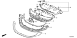 Diagram for 2015 Honda Civic Grille - 71121-TT1-A01