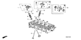 Diagram for 2004 Honda Accord Rocker Arm - 14624-RAA-A00