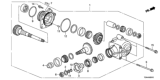 Diagram for Honda Transfer Case - 29000-R5L-000