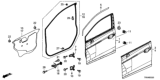 Diagram for Honda Civic Door Panel - 67050-TR0-A90ZZ