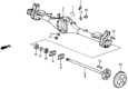 Diagram for 1986 Honda Civic Wheel Bearing - 91052-SC2-014