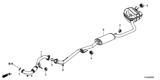 Diagram for Honda CR-V Hybrid Muffler - 18307-TPG-A01