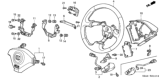 Diagram for Honda S2000 Steering Column Cover - 78518-S2A-A81ZA