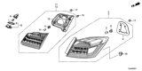 Diagram for Honda Accord Back Up Light - 33500-T2A-A12