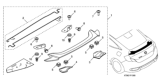 Diagram for 2019 Honda Civic Spoiler - 08F13-TBG-180