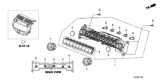 Diagram for 2008 Honda Accord Blower Control Switches - 79500-TA0-C01ZB