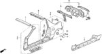 Diagram for 1995 Honda Del Sol Fuel Filler Housing - 63915-SR2-300ZZ