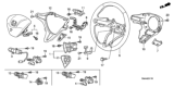 Diagram for 2011 Honda Civic Cruise Control Switch - 36770-SNH-A81