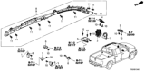 Diagram for Honda Air Bag Control Module - 77960-T6Z-A03