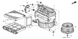 Diagram for Honda Accord Hybrid Blower Motor - 79310-SDR-A01
