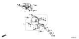 Diagram for 2021 Honda Accord Air Duct - 17250-6A0-A00