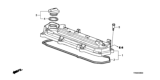 Diagram for 2011 Honda CR-Z Valve Cover Gasket - 12341-RE2-E01