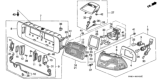 Diagram for 1995 Honda Civic Side Marker Light - 33501-SR4-A01