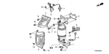 Diagram for Honda Catalytic Converter - 18190-R40-A00