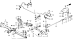 Diagram for Honda Prelude Axle Support Bushings - 52315-SF1-000