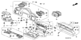 Diagram for 2000 Honda S2000 Steering Column Cover - 77350-S2A-003ZA