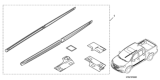 Diagram for 2020 Honda Ridgeline Door Moldings - 08P05-T6Z-151