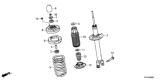 Diagram for 2020 Honda Clarity Fuel Cell Shock Absorber - 52611-TRT-A11