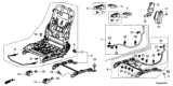 Diagram for 2015 Honda Civic Occupant Detection Sensor - 81169-TS8-C01