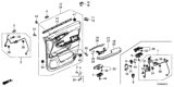 Diagram for 2019 Honda Passport Power Window Switch - 35750-TG7-C31