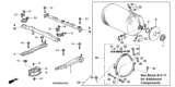 Diagram for 2000 Honda Civic Fuel Tank - 17500-PDN-A02