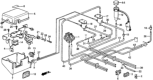 Diagram for Honda EGR Vacuum Solenoid - 36190-PC7-661