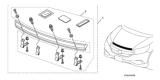 Diagram for 2015 Honda CR-V Air Deflector - 08P47-T0A-101