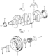 Diagram for Honda Civic Crankshaft Pulley - 13811-634-010