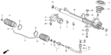 Diagram for 1998 Honda Odyssey Rack and Pinion Boot - 53535-SX0-003