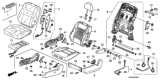 Diagram for 2010 Honda Odyssey Seat Cover - 04811-SHJ-A42ZF