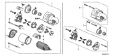 Diagram for 2020 Honda Civic Starter Motor - 31200-5BA-A52