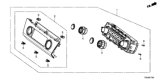 Diagram for 2012 Honda Civic Blower Control Switches - 79500-TR0-A01ZF